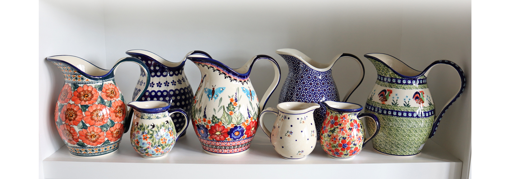 Jugs Boleslaiwec ceramic